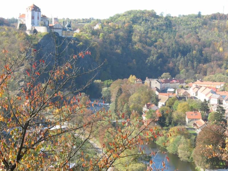 Vranov nad Dyjí - pohled na obec